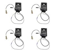 Generchin 4X Ramasser de Guitare Prefix plus-T Préampli Intégré Matrix Pickup EQ Acoustique Égaliseur avec Accordeur Soft Piezo