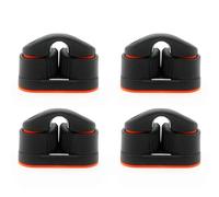 Generchin 4X Taquet Coinceur pour Bateau avec Roulement à Billes, Kit de Carburateur, Guide-Câble pour Voilier, Canoë, Dériveur, Modèle.