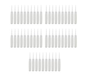 Generchin 50 Pièces de Nettoyage de Douche Artefact Buse de Nettoyage et de Dragage Aiguille Pomme de Douche Brosse de Nettoyage Facile à Installer Facile à Utiliser