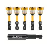 Generchin 5pcs 50 mm Bites de Tournevis de Positionnement S2 Vis de Cloison Sèche pour Planche à Carte de Gypse