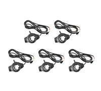 Generchin 5X Accélérateur de Pouce pour Vélo Électrique avec Écran LCD, Poignées de Guidon de Contrôle de Vitesse, Accessoires de Vélo Électrique