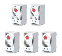 Generchin 5X Régulateur de Température Interrupteur Mécanique NO NC 0-60 ℃ Thermostat D'Armoire et Contrôle de L'Humidité AC 250 V 10 A KTO011