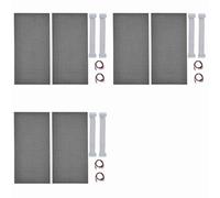 Generchin 6 Pièces P2.5 Panneau D'Affichage LED Polychrome D'Intérieur HUB75 320x160mm 128x64 Pixels SMD RGB P2.5 Panneau D'Écran LED