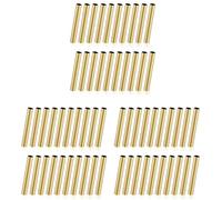 Generchin 60 Pièces de Stylos Fins de 7 Mm, Accessoires de Remplacement en Laiton pour Stylos de Bricolage, Fournitures de Bureau, Cadeaux pour Amis