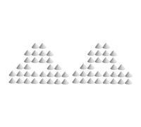 Generchin 60 Pièces Outils de Cheminée à Ongles en Céramique Cônes de Four à Poterie Supports de Cône de Four Construits par Dieu Outils de Poterie Résistants Support en Argile