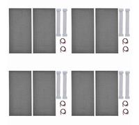 Generchin 8 Pièces P2.5 Panneau D'Affichage LED Polychrome D'Intérieur HUB75 320x160mm 128x64 Pixels SMD RGB P2.5 Panneau D'Écran LED