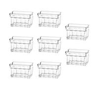 Generchin 8 Pièces Support de Paquet de Sucre en Acrylique Sac de Sucre Conteneur de Stockage Plat Affichage Sachets Bol de Mouchoirs