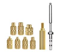 Generchin Adaptateur de Pointe de Soudure à Insérer des Écrous Chauffants pour Fer à Souder TS100/101 Série Pine64 Pinecil Kits D'Insertion à Chaud M2-M8.