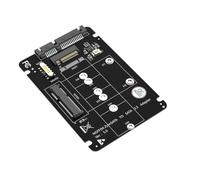 Generchin Adaptateur SSD M.2 NGFF MSATA vers SATA 3.0 2,5 Pouces - Carte D'Extension pour PC Portable