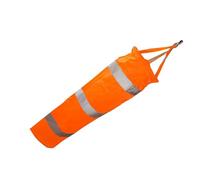 Generchin Airport Windsocks Orange Imperméable à l'eau Windsock Réfléchissant Sac à Vent 60 cm