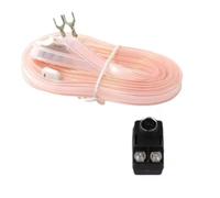 Generchin Antenne FM Rétractable T-Dipole, Antenne Radio, Terminal 4.2U, 300 Ohm pour Tuner Récepteur Stéréo Rétro.