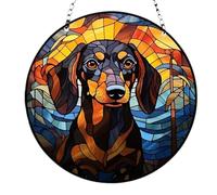 Generchin Attrape-Soleil Suspendu en Verre Coloré, Adapté à la Décoration de la Pièce, Cadeau D'Ouverture d'une Nouvelle Maison,A