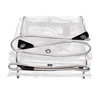 Generchin Auvent de Protection Contre la Pluie en Verre Souple pour Balcon Extérieur Épais et Imperméable