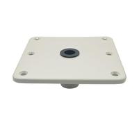 Generchin Base de Siège de Bateau, Piédestal de Siège de Bateau pour Prise de Tige de Siège de Bateau de 3/4 Pouces, Base de Piédestal de Siège de Bateau en Aluminium