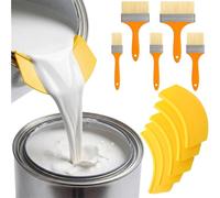 Generchin Bec verseur Polyvalent Pinceau Pots | Ensemble compact et polyvalent adapté à diverses tailles de pots, idéal pour travaux domestiques et professionnels.