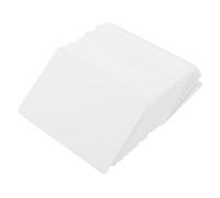 Generchin Blanc Carton blanc Carte de message papier Cartes de visite Carte mot Marque bricolage Carte cadeau Environ 100 pcs (blanc)
