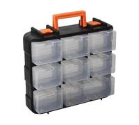 Generchin Boîte de Rangement à Outils Détachable à 16 Compartiments, Idéale pour les Vis, Écrous, Boulons et Petits Objets.