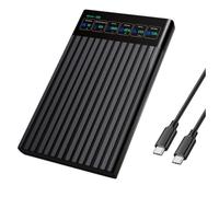 Generchin Boîtier Boîtier HDD 2,5 Pouces, USB3.2 Gen1 TypeC | Visibilité système en temps réel et accessibilité à SSD/HDD 2,5