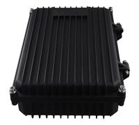 Generchin Boîtier D'Amplificateur de Pont en Aluminium Moulé sous Pression, Boîtier Noir Étanche pour Électronique, Dimensions 260x167x68mm