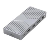 Generchin Boîtier de Disque Dur Multi-Compatible, Dock D'Extension à Double Protocole 4K60HZ-PD100W.