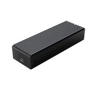 Generchin Boîtier SSD M.2 NVMe 20Gbps avec Ventilateur de Refroidissement Intégré, Type C pour Adaptateur de Boîtier SSD PCIe M.2 pour SSD NVMe Taille 2230/2242/2260/2280 (Jusqu'à 4 to)