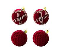 Generchin Boules de Noël Ornements Vin Rouge Flocage Arbre de Noël Décoration an Noël Sphères B