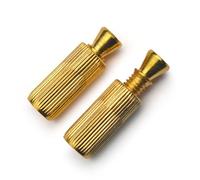 Generchin Boulon de Chevalet de Vibrato Système de Guitare Électrique Double Chevalet Swing Double Vis Boulon Ancre Or