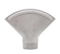 Generchin Buse de Ventilateur en Forme de Bec de Canard avec Filetage de 2 Pouces pour Pulvérisateurs de Camion pour un Nettoyage Efficace des Villes.