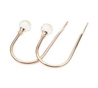 Generchin C Métal Manilles en Forme de U Accessoires de Fenêtre Retenue de Rideau Embrasses Murales Crochets Cintre Pièces de Maison