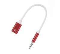 Generchin Câble Audio 3,5 mm Mâle vers Type C, Adaptateur Audio Analogique pour Casque pour Lecteur MP3, Ordinateur Portable, Tablette A