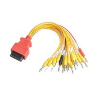 Generchin Câble de Connexion OBD Universel à 16 Broches pour Outil de Diagnostic des Pannes de Véhicule, Câble de Connexion pour le Clignotement de L'ECU