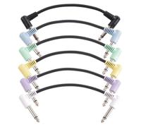 Generchin Câble de Pédale D'Effets pour Guitare Câble Patch Court Câble de Couleur pour Guitare