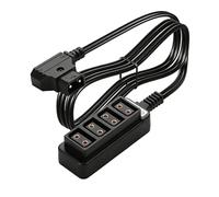 Generchin Câble de Répartition D-Tap D Tap vers Hub de Répartition à 4 Ports pour Batterie de Caméra V-Mount