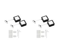 Generchin Câble de Verrouillage de Télécommande Rétractable, 2 M, Verrou de Sécurité de Télécommande pour TV et DVD, 4 Pièces