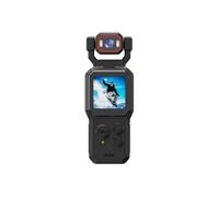 Generchin Caméra d'action 1080P avec Lentille Rotative à 180° et Lumière de Remplissage, Caméra WiFi de Poche, Caméscope Vidéo Extérieur, Caméra Vlog