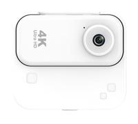 Generchin Caméra d'action Mini DV 4K, Écran 1,47 Pouce, Type-C, ABS Blanc | Boîtier ABS blanc avec une caméra et accessoires inclus, format et câble USB-C fournis pour démarrage .