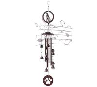 Generchin Carillons Éoliens Extérieurs, Cadeaux Commémoratifs/Cadeaux de Déménagement de Nouvelle Maison, Carillons Éoliens en Métal pour Chien à Usage Extérieur et Intérieur