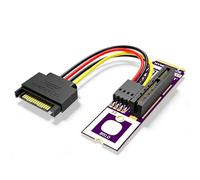 Generchin Carte Adaptatrice M.2 vers PCIe X4 5.0 Haute Vitesse et Stabilité
