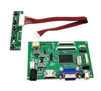 Generchin Carte de Commande Universelle LCD 40/50 Broches Écrans 6,5-10,1 | Compatibilité étendue avec équipements audio et vidéo, intégration aisée avec CNA et affichage, pour configurations variées.