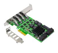 Generchin Carte USB PCI Express Connecteurs19Broches USB SATA | Interface PCI-E X4 offrant un canal de données large et fiable pour disques durs externes, clés USB et lecteurs de cartes.