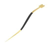 Generchin Cello Sound Post Setter Outil de Réparation de Violoncelle Outil de Crochet de Colonne en Métal Accessoire de Violoncelle Incurvé avec Du Noir