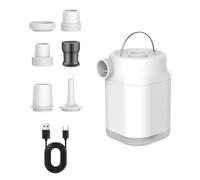 Generchin Compresseurs Portables Mini Gonfleur de Pneus sans Fil Compresseur d'air pour Voiture Vélo Ballon avec Banque d'alimentation Lumière LED