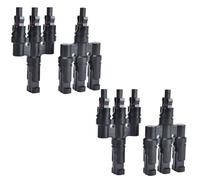 Generchin Connecteur pour Système Solaire Photovoltaïque pour Connexion Parallèle de Panneaux Solaires Connecteurs de Dérivation pour Connecteurs Solaires