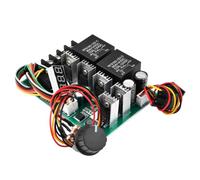 Generchin Contrôleur de Vitesse de Moteur DC PWM DC 10-55V Affichage LED Numérique Module de Conduite Ajustable Entrée MAX 60A 12V 24V 36V 48V
