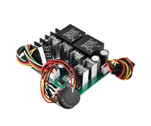 Generchin Contrôleur de Vitesse de Moteur DC PWM DC 10-55V Affichage LED Numérique Module de Conduite Ajustable Entrée MAX 60A 12V 24V 36V 48V