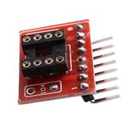 Generchin Convertisseur SIP8 vers DIP8 Double Rangée Compatible OP-Amp Plus | Conçu pour faciliter l’installation, ce module permet une transition SIP8 vers DIP8 en double rangée, plus propre.