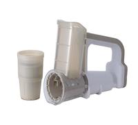 Generchin Coupe-Légumes Électrique Multifonctionnel, Râpe à Fromage, Trancheuse, Coupe-Glace Râpé, Gadgets de Cuisine Gris