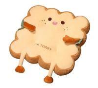 Generchin Coussins de Siège Super Mignons, Coussins de Siège Carrés et Ronds en Peluche Antidérapants, Utilisation au Bureau et à comme Cadeaux pour Les Amis A