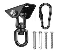 Generchin Crochet de Plafond Chaise Suspendue 360 ° Rotation Swing Hanger 450KG Swing Crochet de Suspension pour Sac de, Hamac, Yoga, Etc.