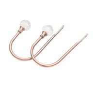 Generchin D Métal Manilles en Forme de U Accessoires de Fenêtre Retenue de Rideau Embrasses Murales Crochets Cintre Accessoires de Pièces pour